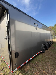 New 2025 34 ' Loaded out Race Trailer Enclosed Trailer Car / Racing Trailer
