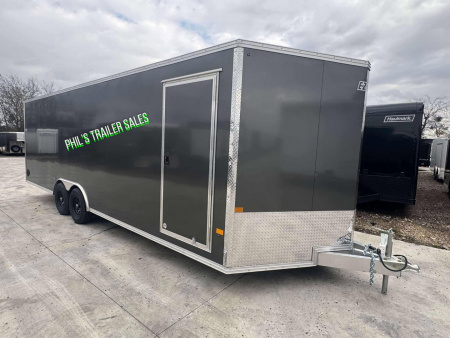 New E-Z Hauler 24' ALL ALUMINUM Cargo / Enclosed Trailer CAR HAULER ESCAPE DOOR