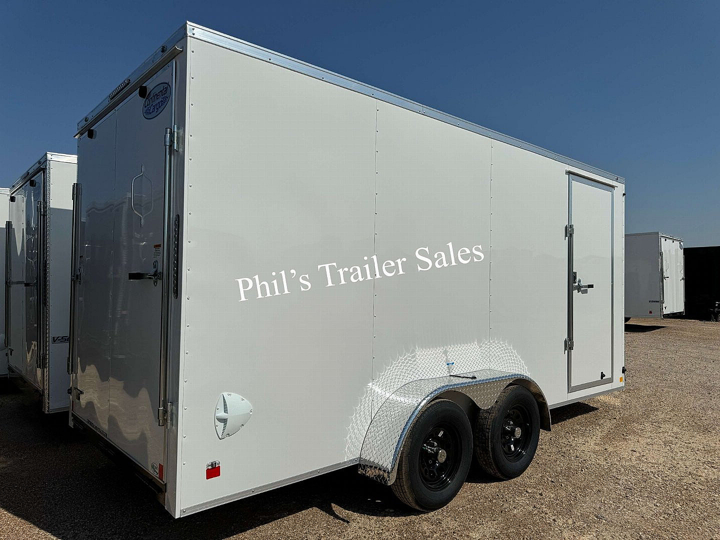 New 2026 Continental Cargo NEW 7X16 + V-NOSE ENCLOSED CARGO TRAILER Cargo / Enclosed Trailer