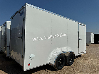 New 2026 Continental Cargo NEW 7X16 + V-NOSE ENCLOSED CARGO TRAILER Cargo / Enclosed Trailer