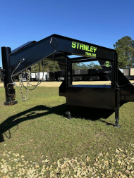 New 2025 Stanley Trailers 102X25 GOOSENECK Deckover Trailer