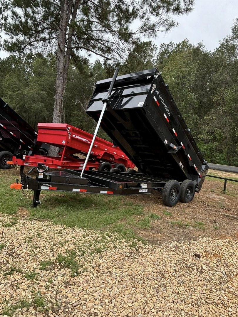 New 2025 Iron Bull 83X14 36'' SIDES TELESCOPIC LIFT Dump Trailer