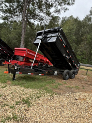 New 2025 Iron Bull 83X14 36'' SIDES TELESCOPIC LIFT Dump Trailer