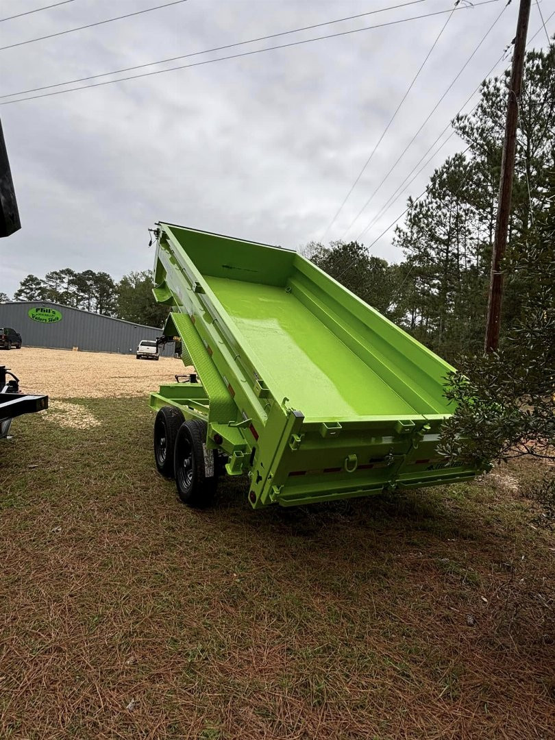 New 2025 Iron Bull 83X14 24'' SIDES SCISSOR LIFT Dump Trailer