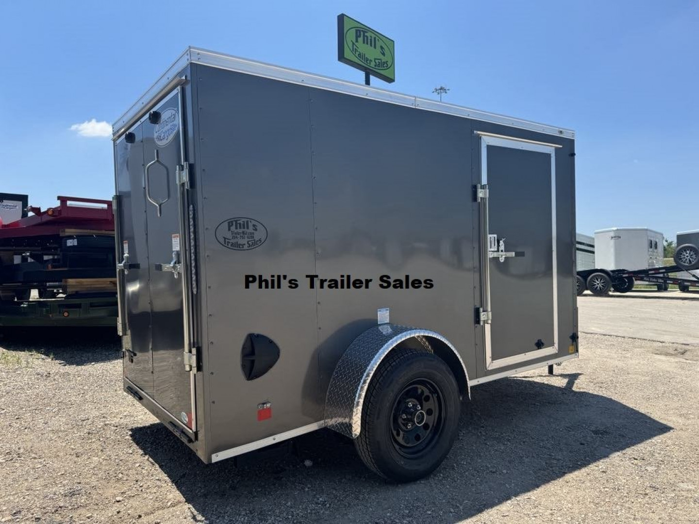 New 2025 CONTINENTAL CARGO 5X8 ENCLOSED TRAILER CARGO TRAILER RAMP NATIONAL BRAND Cargo / Enclosed Trailer
