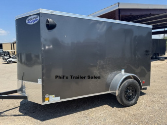 New 2025 CONTINENTAL CARGO 5X8 ENCLOSED TRAILER CARGO TRAILER RAMP NATIONAL BRAND Cargo / Enclosed Trailer