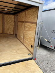 New 2025 CONTINENTAL CARGO 5X8 ENCLOSED TRAILER CARGO TRAILER RAMP NATIONAL BRAND Cargo / Enclosed Trailer