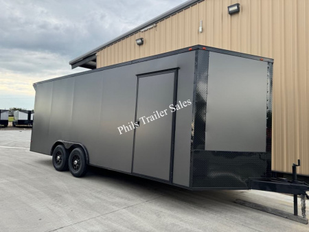 New 2025 Other 8.5X20 BLACKOUT PACKAGE ALUMINUM WHEELS Cargo / Enclosed Trailer