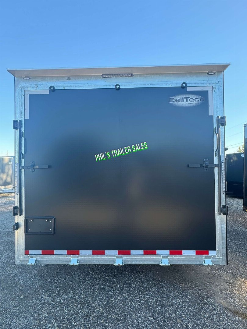 New Cell-Tech Trailers NEW 85X20 V-NOSE HEAVY DUTY ENCLOSED TRAILER CAR HAULER CARGO TRAILER 7000 LB AXLES Cargo / Enclosed Trailer 14K GVWR