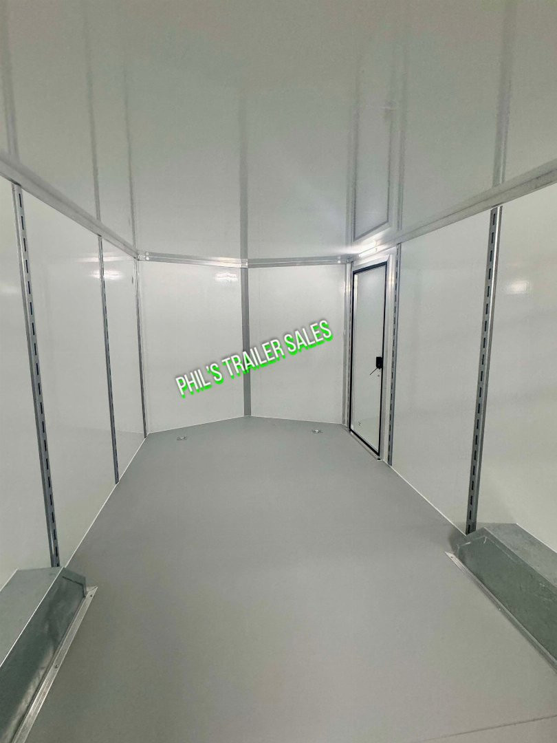 New Cell-Tech Trailers NEW 85X20 V-NOSE HEAVY DUTY ENCLOSED TRAILER CAR HAULER CARGO TRAILER 7000 LB AXLES Cargo / Enclosed Trailer 14K GVWR