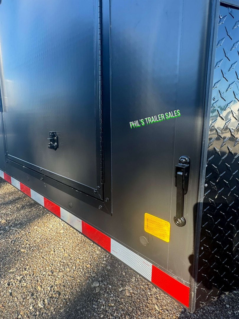 New Cell-Tech Trailers NEW 85X20 V-NOSE HEAVY DUTY ENCLOSED TRAILER CAR HAULER CARGO TRAILER 7000 LB AXLES Cargo / Enclosed Trailer 14K GVWR