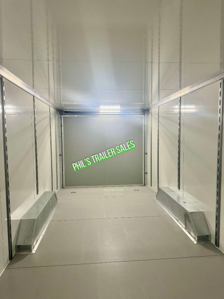 New Cell-Tech Trailers NEW 85X20 V-NOSE HEAVY DUTY ENCLOSED TRAILER CAR HAULER CARGO TRAILER 7000 LB AXLES Cargo / Enclosed Trailer 14K GVWR