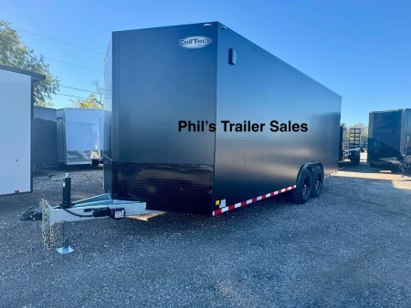 New 2025 Cell-Tech Trailers NEW 85X20 V-NOSE HEAVY DUTY ENCLOSED TRAILER CAR HAULER CARGO TRAILER 7000 LB AXLES Cargo / Enclosed Trailer 14K GVWR