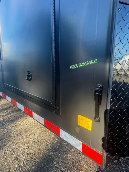 New Cell-Tech Trailers NEW 85X20 V-NOSE HEAVY DUTY ENCLOSED TRAILER CAR HAULER CARGO TRAILER 7000 LB AXLES Cargo / Enclosed Trailer 14K GVWR