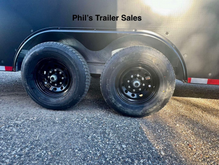 New Cell-Tech Trailers NEW 85X20 V-NOSE HEAVY DUTY ENCLOSED TRAILER CAR HAULER CARGO TRAILER 7000 LB AXLES Cargo / Enclosed Trailer 14K GVWR
