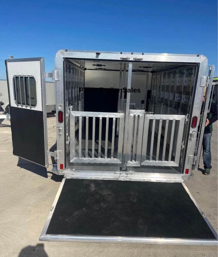 New 2025 Frontier Trailers LOW PRO 6 PEN STOCK TRAILER Stock / Stock Combo Trailer