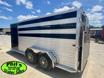 New 2025 Frontier Trailers LOW PRO 6 PEN STOCK TRAILER Stock / Stock Combo Trailer