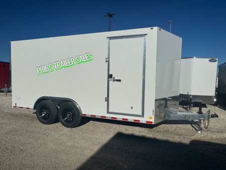 New Cell-Tech Trailers NEW 85X16 14 K GVWR HEAVY DUTY V-NOSE ENCLOSED TRAILER CAR HAULER CARGO TRAILER 7000lb AXLES Cargo / Enclosed Trailer