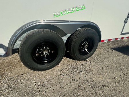 New Cell-Tech Trailers NEW 85X16 14 K GVWR HEAVY DUTY V-NOSE ENCLOSED TRAILER CAR HAULER CARGO TRAILER 7000lb AXLES Cargo / Enclosed Trailer