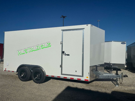 New Cell-Tech Trailers NEW 85X16 14 K GVWR HEAVY DUTY V-NOSE ENCLOSED TRAILER CAR HAULER CARGO TRAILER 7000lb AXLES Cargo / Enclosed Trailer