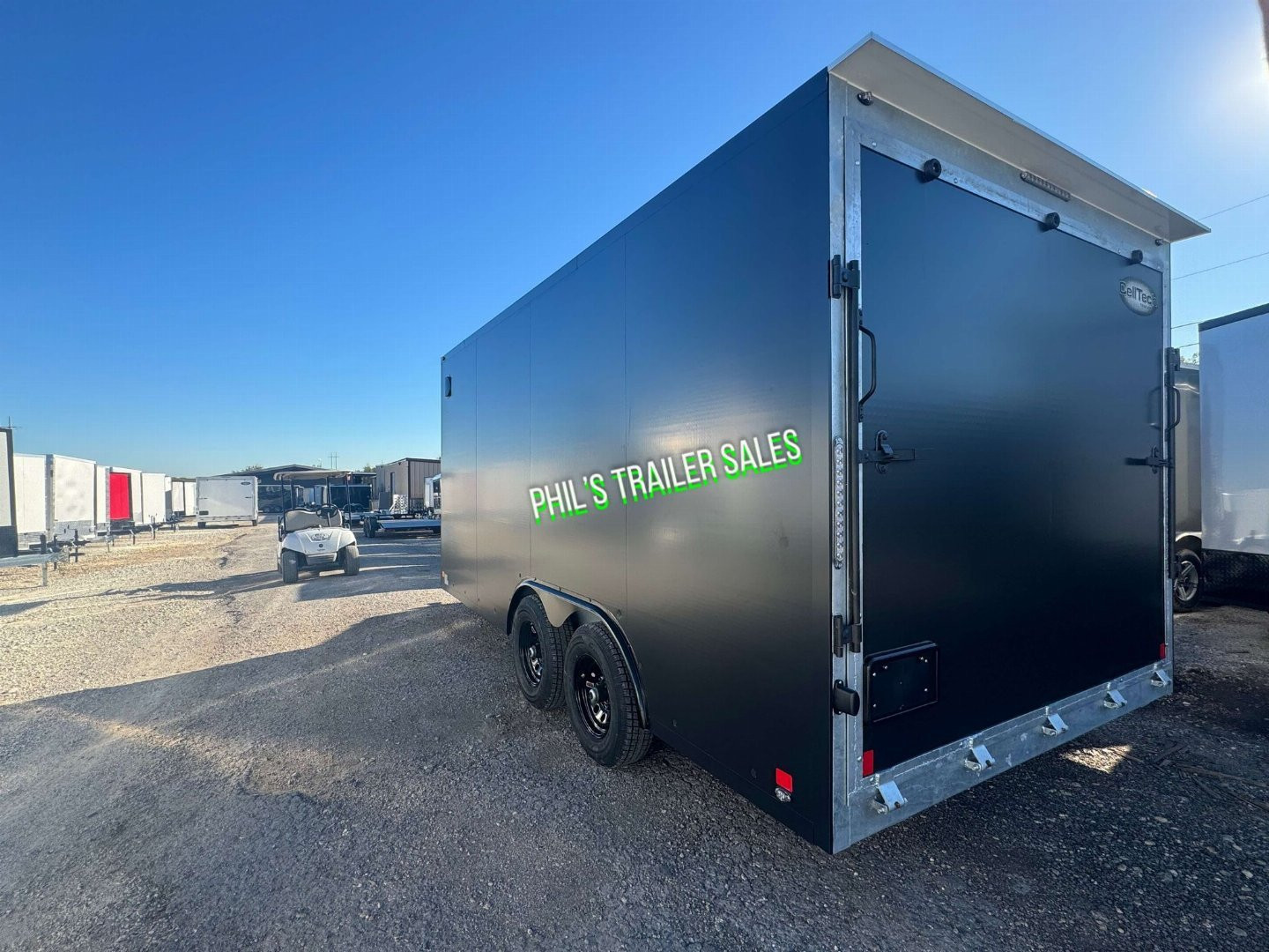 New 2025 Cell-Tech Trailers NEW 85X16 V-NOSE ENCLOSED TRAILER CARGO HEAVY DUTY CAR HAULER TRAILER 5200LB AXLES Cargo / Enclosed Trailer