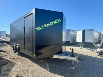 New 2025 Cell-Tech Trailers NEW 85X16 V-NOSE ENCLOSED TRAILER CARGO HEAVY DUTY CAR HAULER TRAILER 5200LB AXLES Cargo / Enclosed Trailer