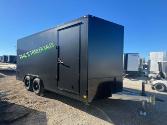 New 2025 Cell-Tech Trailers NEW 85X16 V-NOSE ENCLOSED TRAILER CARGO HEAVY DUTY CAR HAULER TRAILER 5200LB AXLES Cargo / Enclosed Trailer