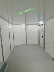 New 2025 Cell-Tech Trailers NEW 85X16 V-NOSE ENCLOSED TRAILER CARGO HEAVY DUTY CAR HAULER TRAILER 5200LB AXLES Cargo / Enclosed Trailer