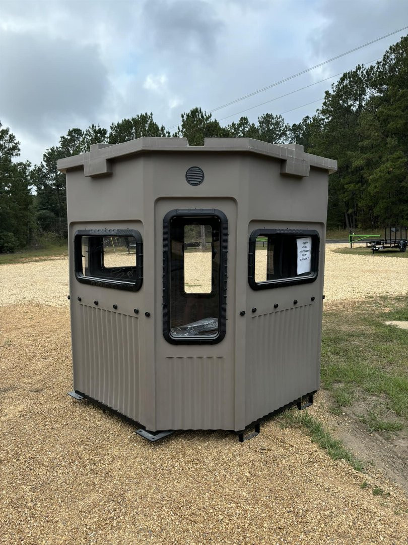 New 2025 GRIZZLY ALPHA COMBO HUNTING DEER BLIND 8' TOWER & LADDER Deer Blind RIFLE & BOW HUNTERS