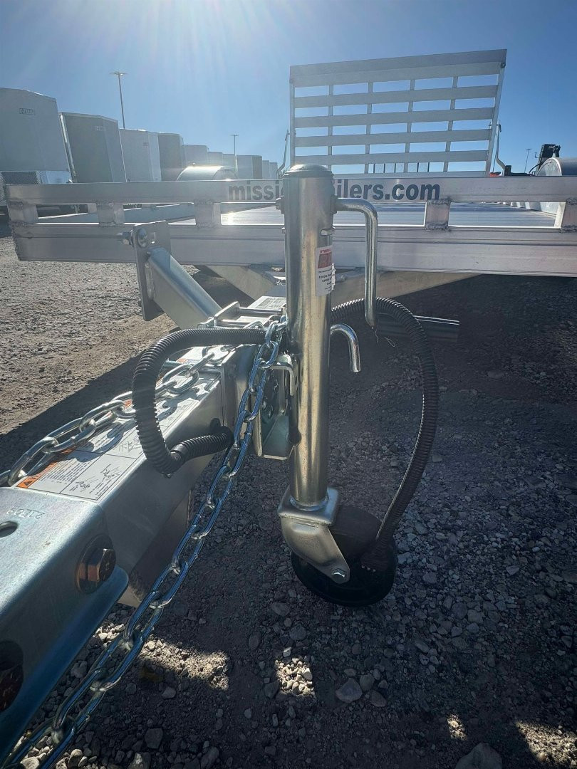 New 2024 Mission 6.5X12 ALL ALUMINUM Utility Trailer GATE ALUMINUM WHEELS