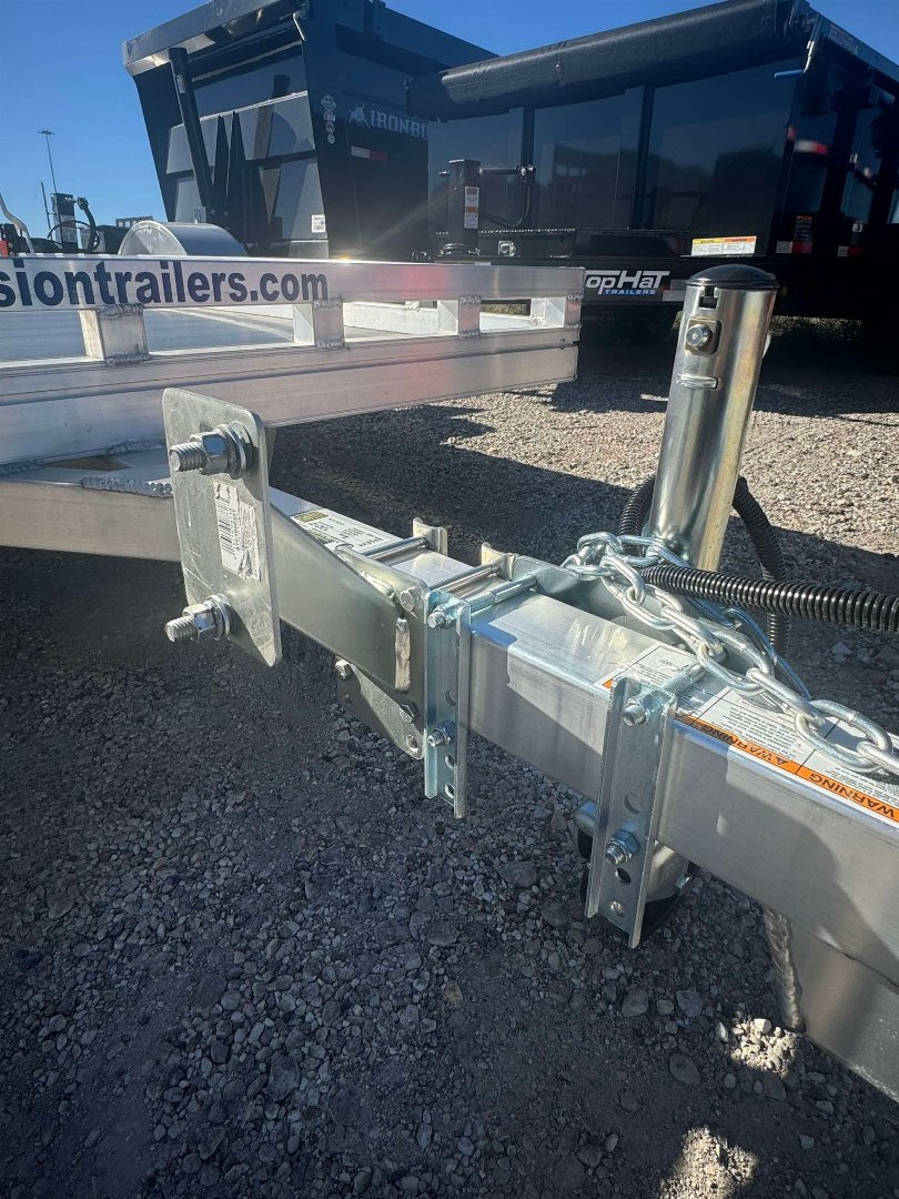 New 2024 Mission 6.5X12 ALL ALUMINUM Utility Trailer GATE ALUMINUM WHEELS