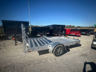 New 2024 Mission 6.5X12 ALL ALUMINUM Utility Trailer GATE ALUMINUM WHEELS