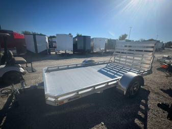 New 2024 Mission 6.5X12 ALL ALUMINUM Utility Trailer GATE ALUMINUM WHEELS