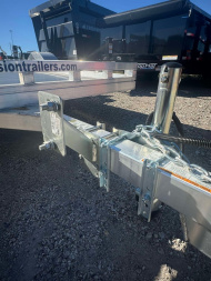 New 2024 Mission 6.5X12 ALL ALUMINUM Utility Trailer GATE ALUMINUM WHEELS