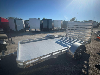 New 2024 Mission 6.5X12 ALL ALUMINUM Utility Trailer GATE ALUMINUM WHEELS