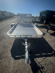 New 2024 Mission 6.5X12 ALL ALUMINUM Utility Trailer GATE ALUMINUM WHEELS