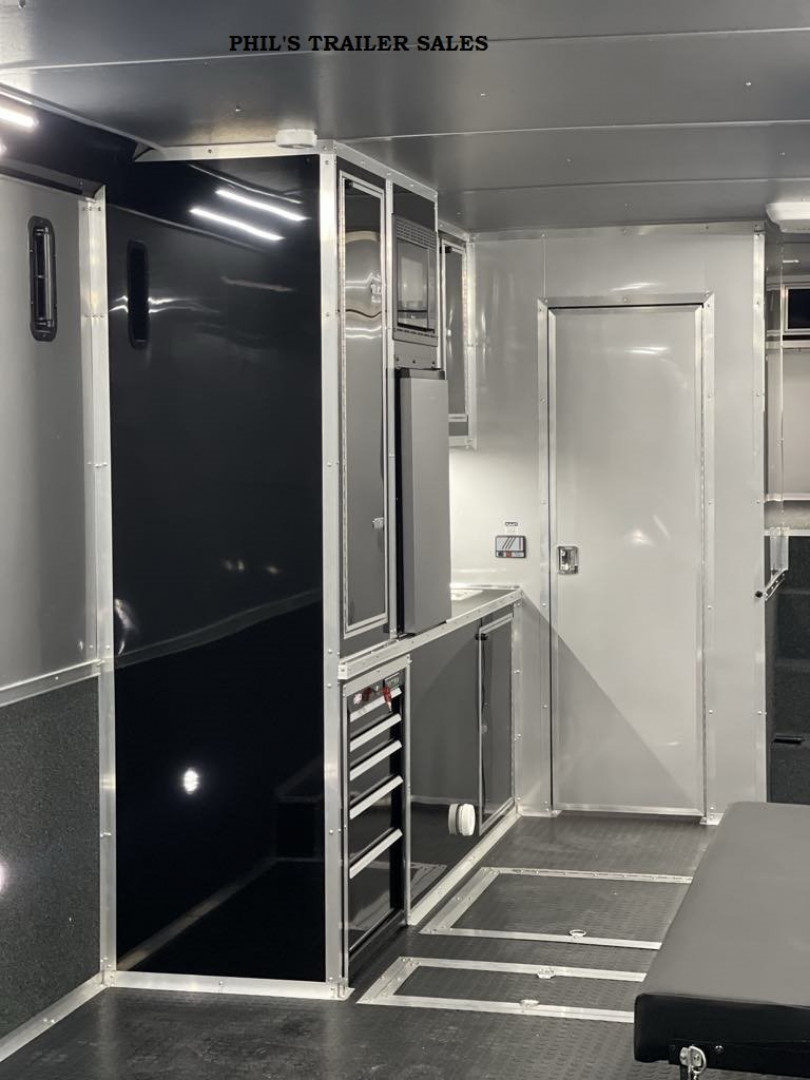 New Continental Cargo NEW 85X44 ENCLOSED CAR RACE TRAILER BATHROOM CAR HAULER Car / Racing Trailer