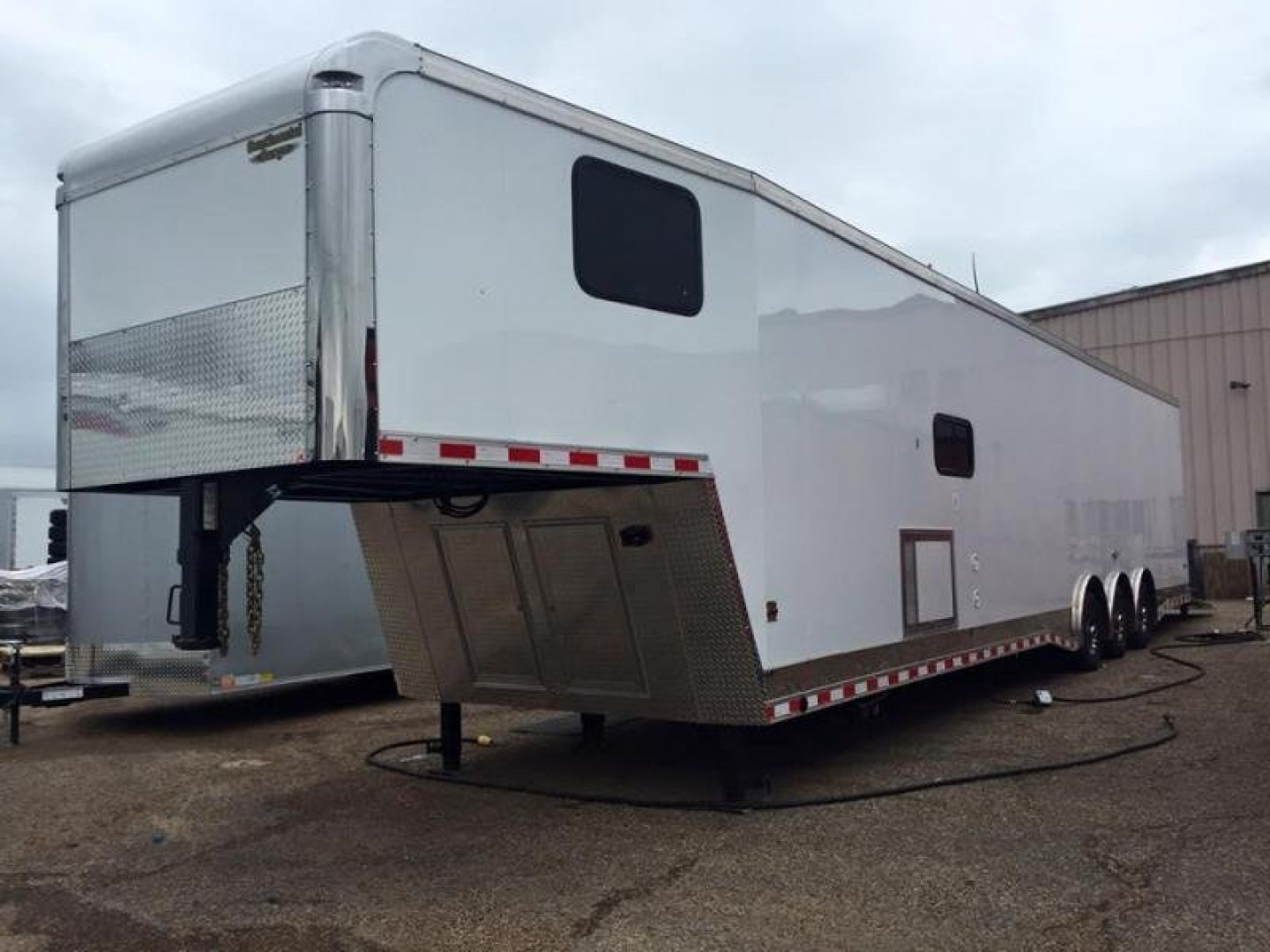 New Continental Cargo NEW 85X44 ENCLOSED CAR RACE TRAILER BATHROOM CAR HAULER Car / Racing Trailer