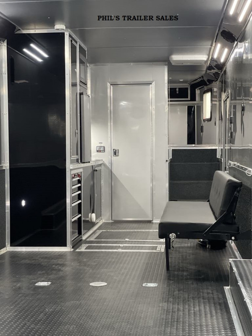 New Continental Cargo NEW 85X44 ENCLOSED CAR RACE TRAILER BATHROOM CAR HAULER Car / Racing Trailer