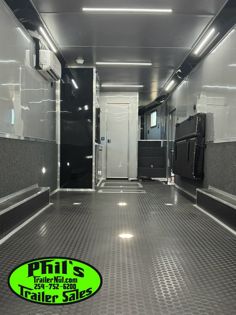 New Continental Cargo NEW 85X44 ENCLOSED CAR RACE TRAILER BATHROOM CAR HAULER Car / Racing Trailer