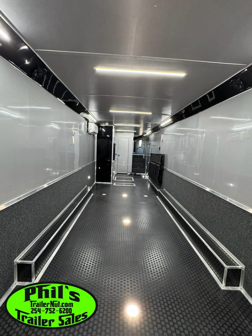 New Continental Cargo NEW 85X44 ENCLOSED CAR RACE TRAILER BATHROOM CAR HAULER Car / Racing Trailer