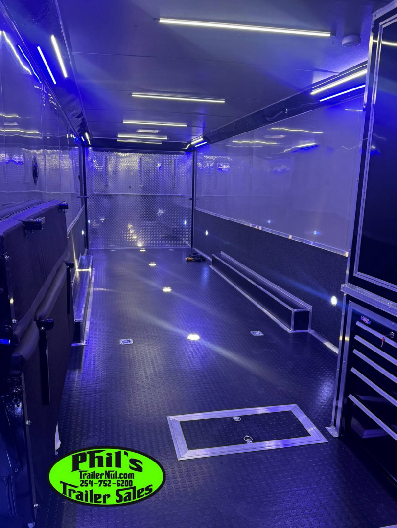 New Continental Cargo NEW 85X44 ENCLOSED CAR RACE TRAILER BATHROOM CAR HAULER Car / Racing Trailer