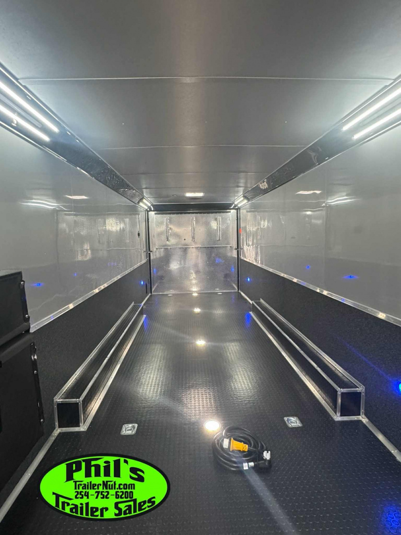 New Continental Cargo NEW 85X44 ENCLOSED CAR RACE TRAILER BATHROOM CAR HAULER Car / Racing Trailer