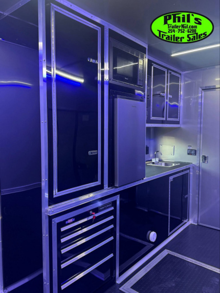 New Continental Cargo NEW 85X44 ENCLOSED CAR RACE TRAILER BATHROOM CAR HAULER Car / Racing Trailer