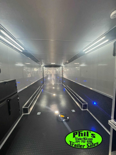 New Continental Cargo NEW 85X44 ENCLOSED CAR RACE TRAILER BATHROOM CAR HAULER Car / Racing Trailer