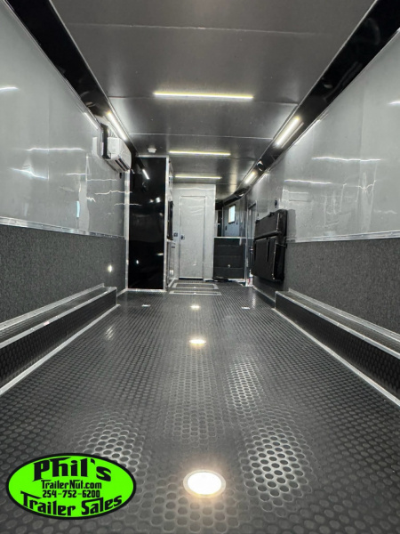 New Continental Cargo NEW 85X44 ENCLOSED CAR RACE TRAILER BATHROOM CAR HAULER Car / Racing Trailer