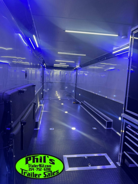 New Continental Cargo NEW 85X44 ENCLOSED CAR RACE TRAILER BATHROOM CAR HAULER Car / Racing Trailer