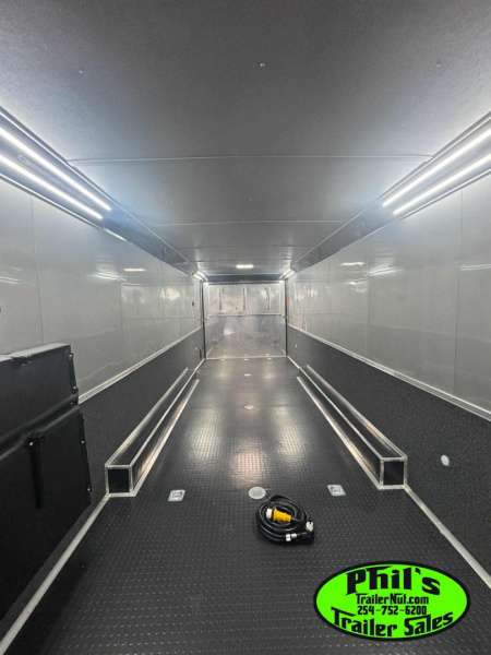 New Continental Cargo NEW 85X44 ENCLOSED CAR RACE TRAILER BATHROOM CAR HAULER Car / Racing Trailer