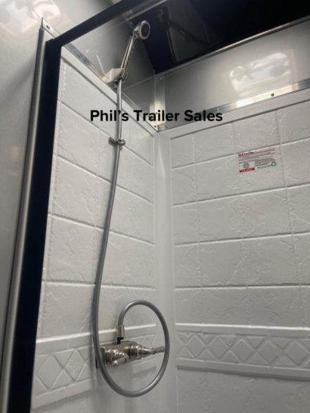 New Continental Cargo NEW 85X44 ENCLOSED CAR RACE TRAILER BATHROOM CAR HAULER Car / Racing Trailer