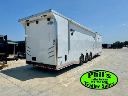 New Continental Cargo NEW 85X44 ENCLOSED CAR RACE TRAILER BATHROOM CAR HAULER Car / Racing Trailer